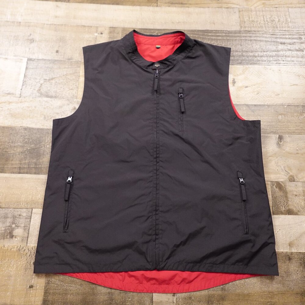 Alan Paine‎ Reversible Outdoor Vest Men's XL Red/Black